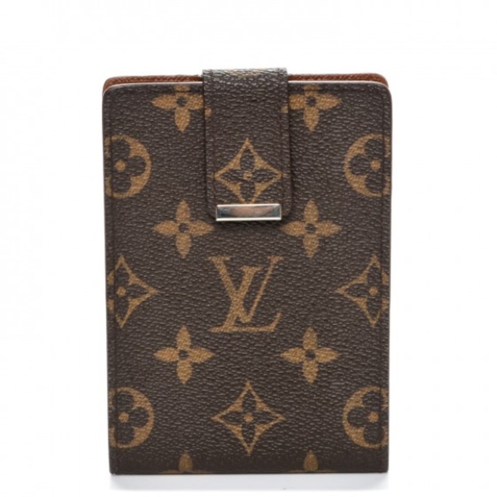 LV MONOGRAM FOLDING BUSINESS CHECK BOOK COVER